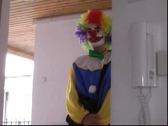 Stockings brit clown cum