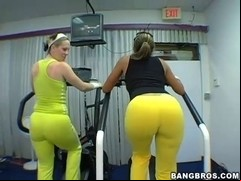 Large Nifty Moist Butts At The Gym